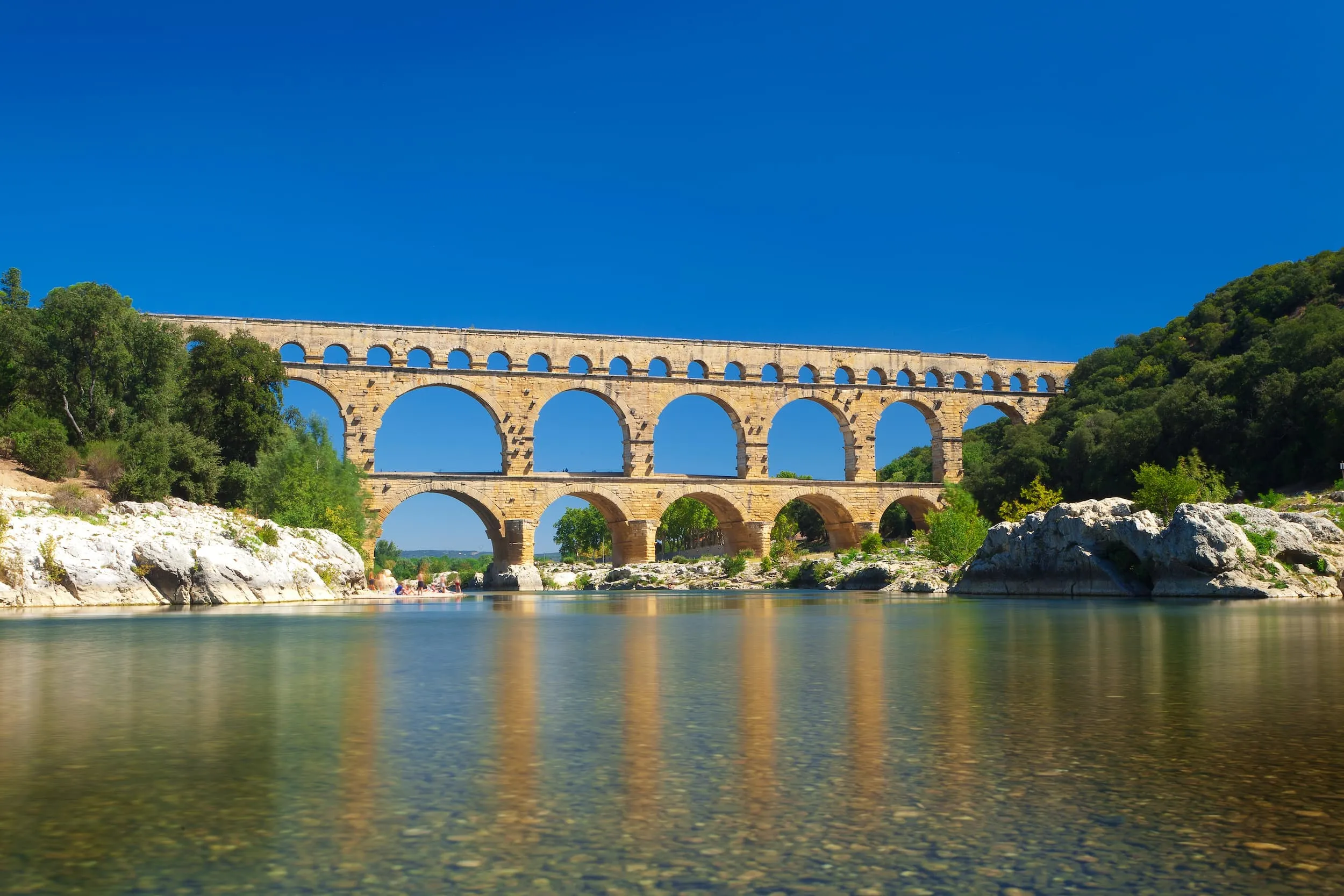 Le pont du Gard.